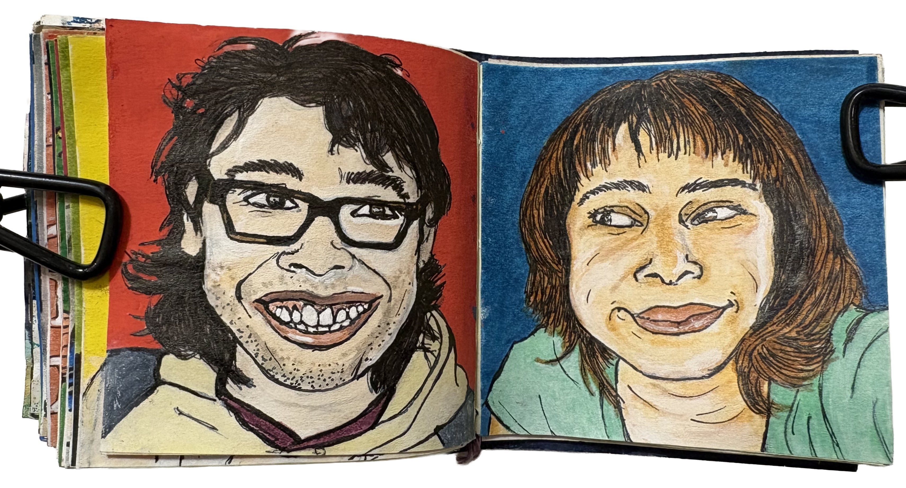 Commissioned post-it portraits for Tumblr followers.
