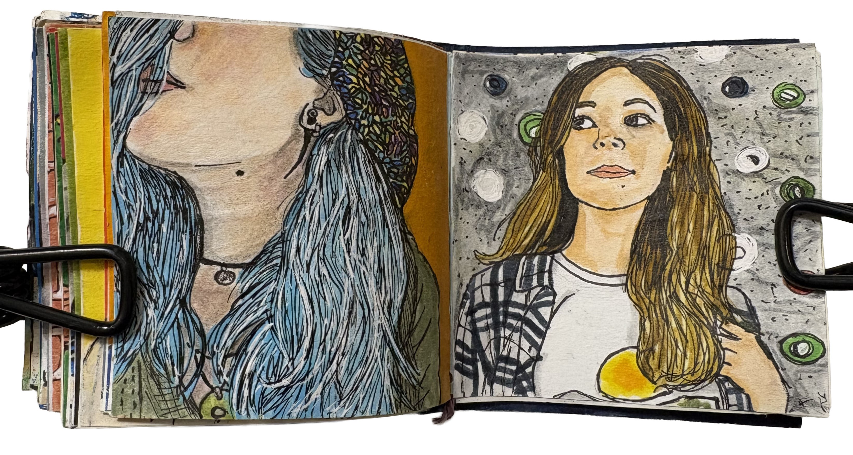 Commissioned post-it portraits for Instagram followers.